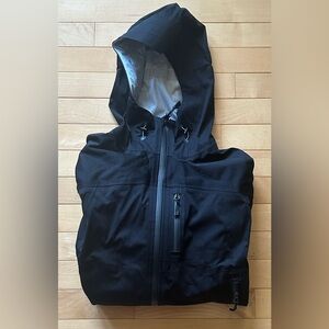 REI women's black waterproof jacket